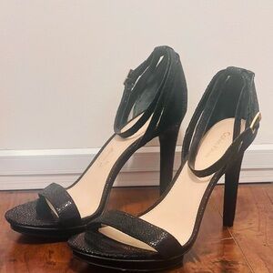Calvin Klein Black Strappy Heels